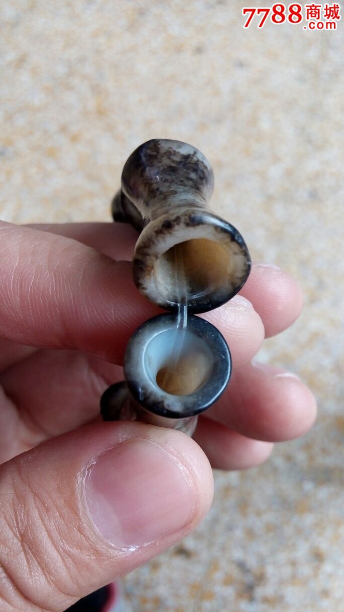 西周老喇叭珠子