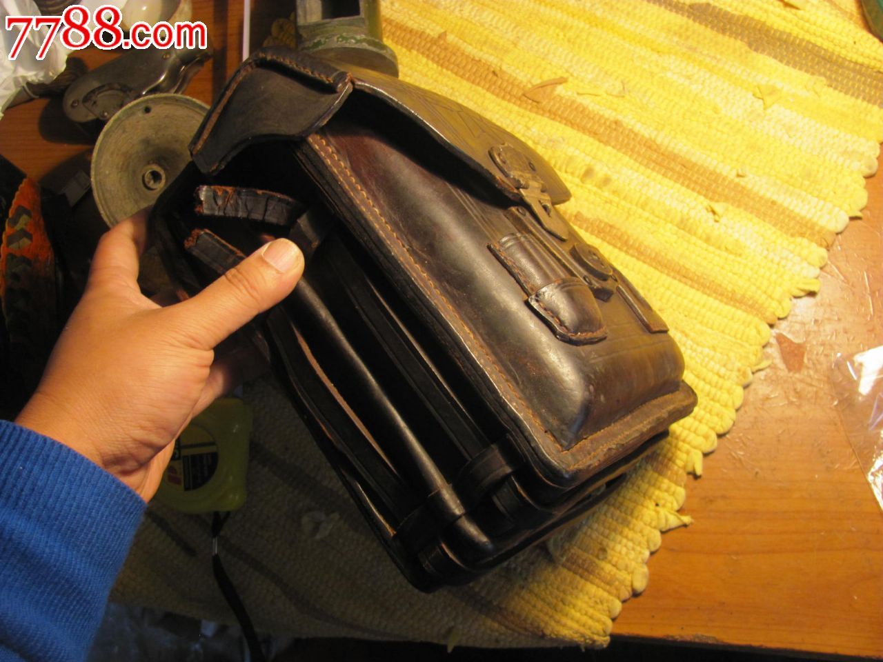 非常规矩的民国北洋时期北洋军*用背包老字号朱芳记出品(新上架)