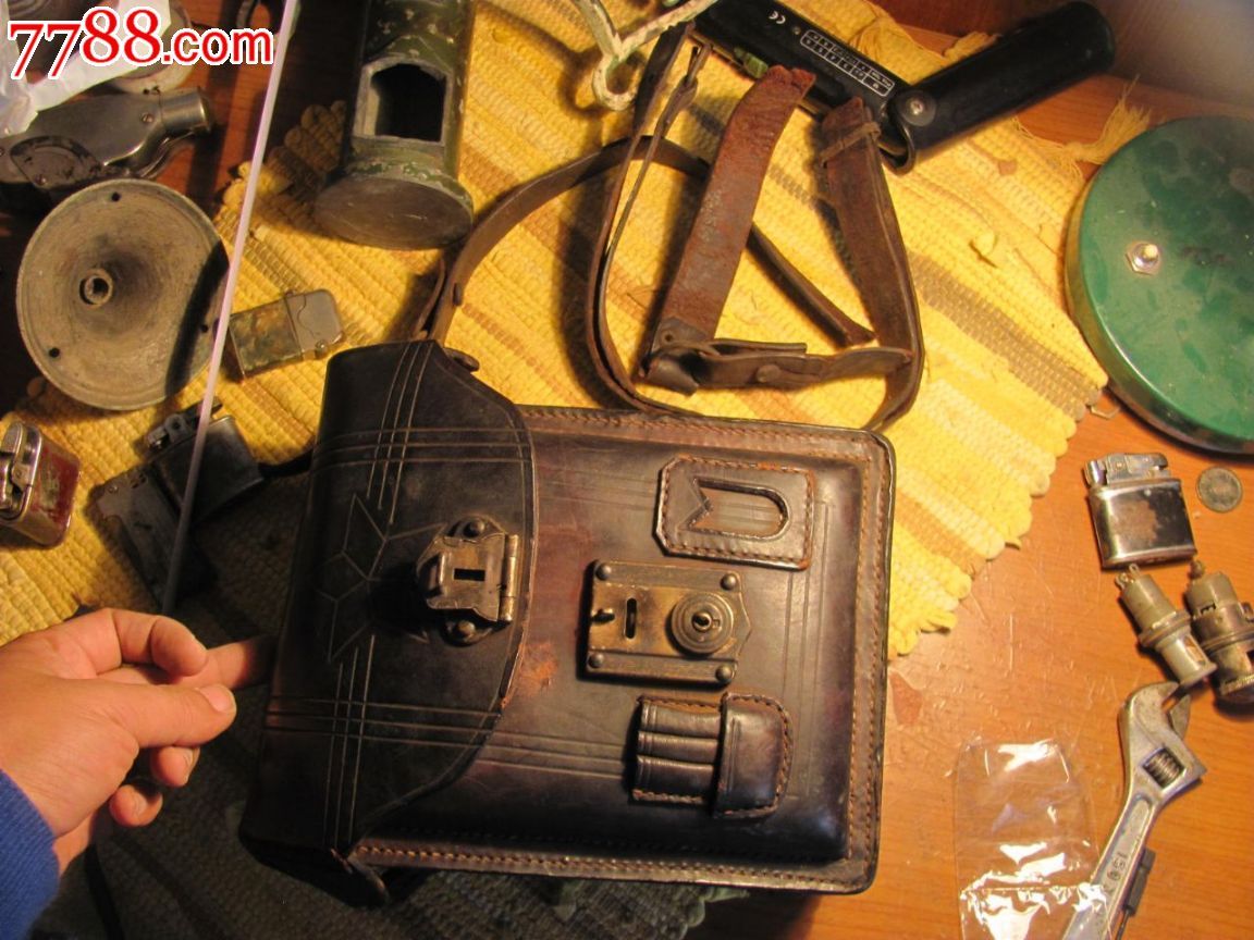 非常规矩的民国北洋时期北洋军*用背包老字号朱芳记出品(新上架)