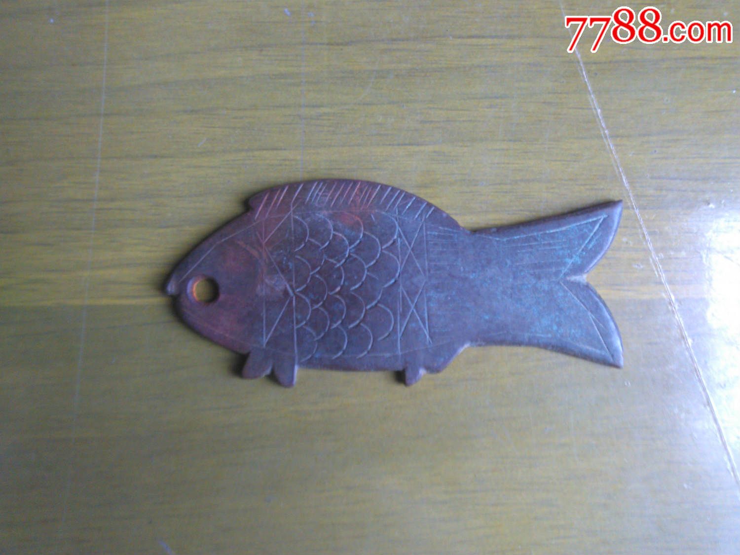 清代小铜鱼寓意年年有余