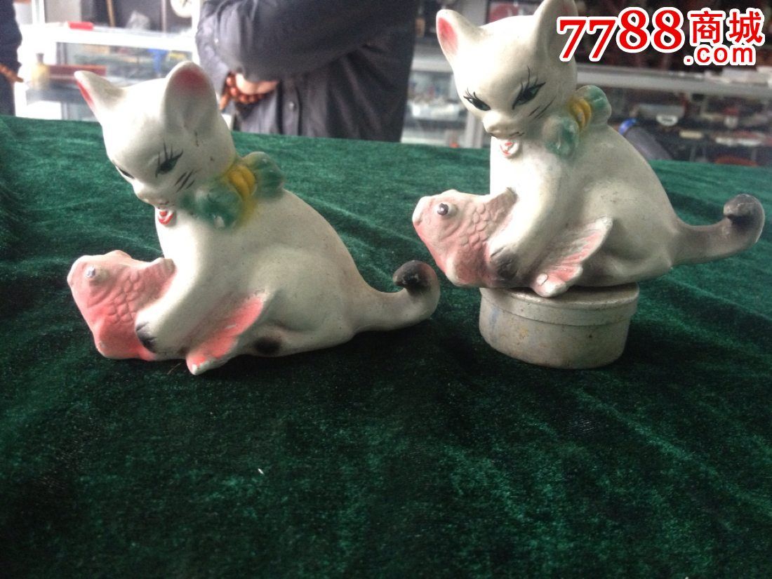 大虾花卉10品￥23099抱鱼的小猫咪一对10品￥28099金童玉女_溢