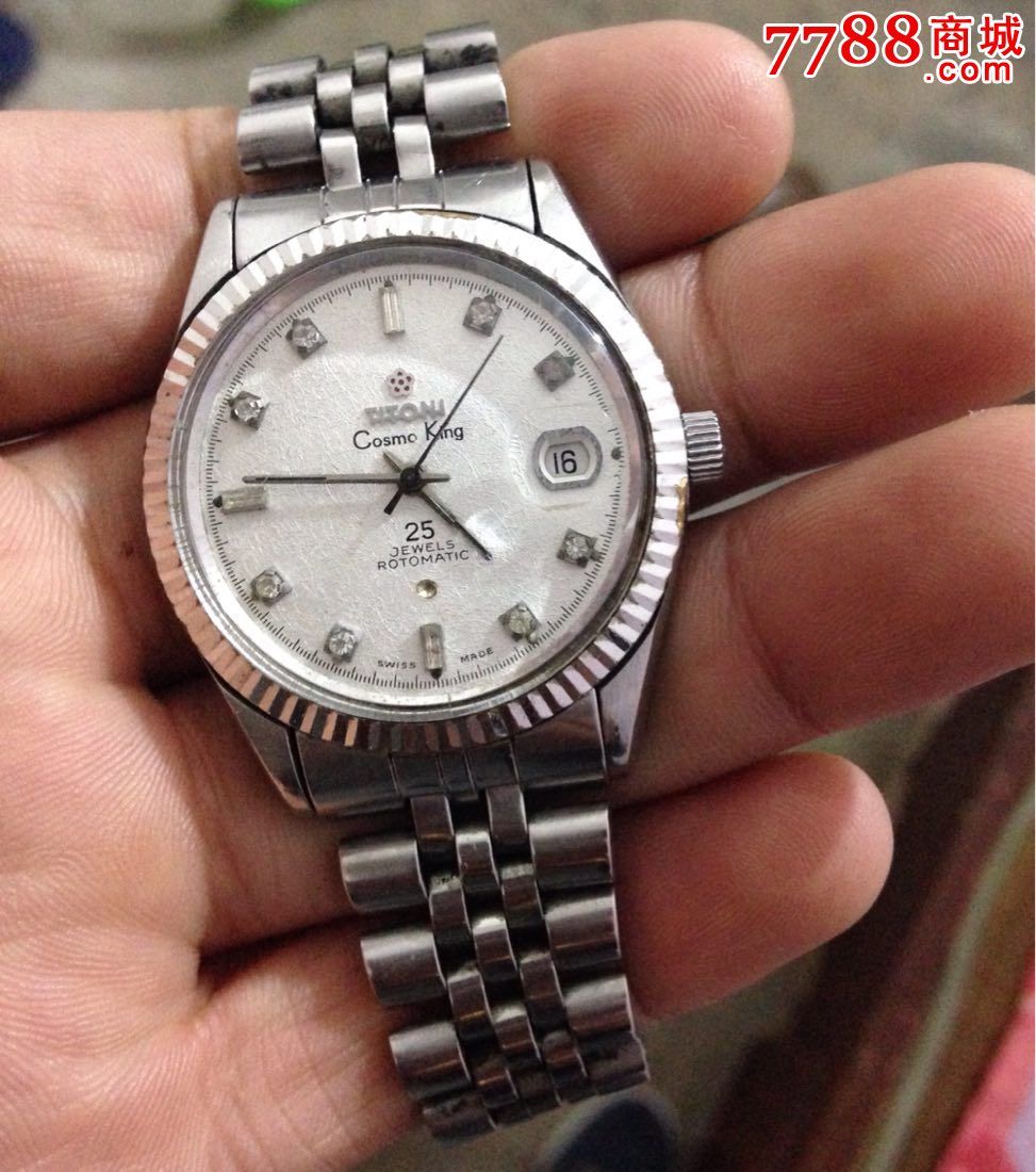 瑞士"梅花王"全自动机械表