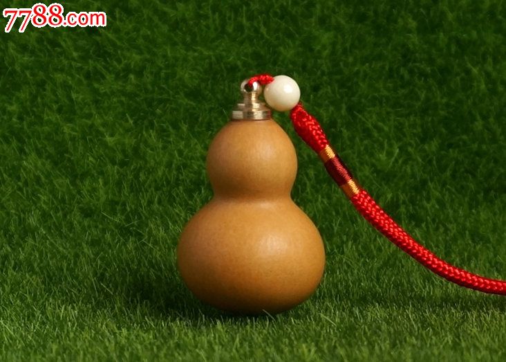 手捻葫芦开口配纯铜盖铁包金文玩手玩把件精品实物图d2106