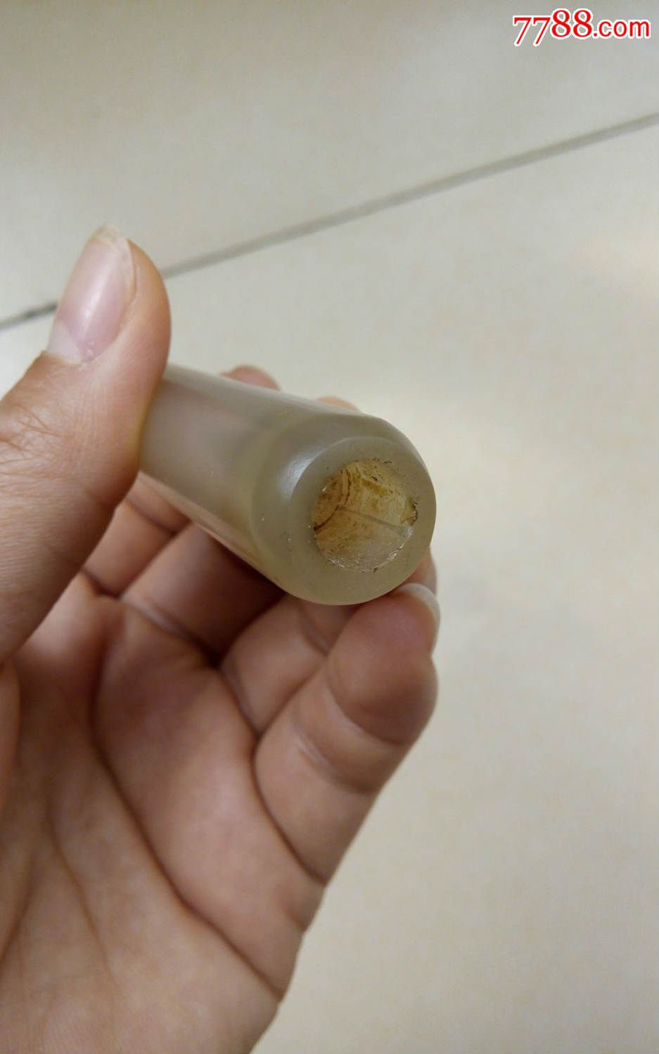 民国玛瑙烟袋嘴105mm老玛瑙烟袋嘴子旧烟具老玛瑙烟嘴