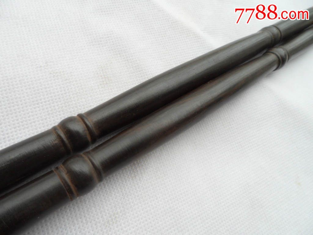 紫檀鸟笼挑杆一对