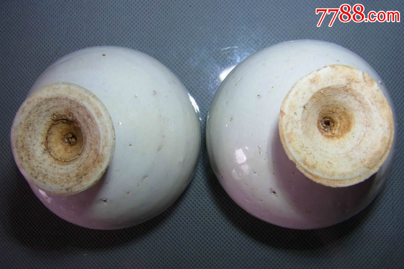 古代瓷器收藏高古瓷宋代南宋青白瓷建宁窑高脚杯酒杯一对