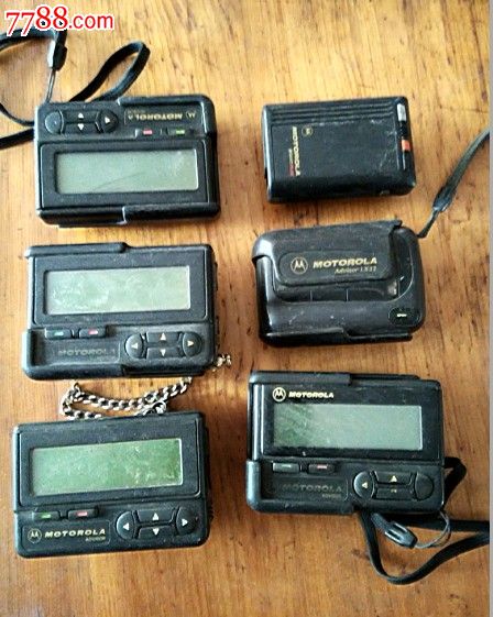 老式摩托罗拉传呼机6台,bp机,老通讯设备