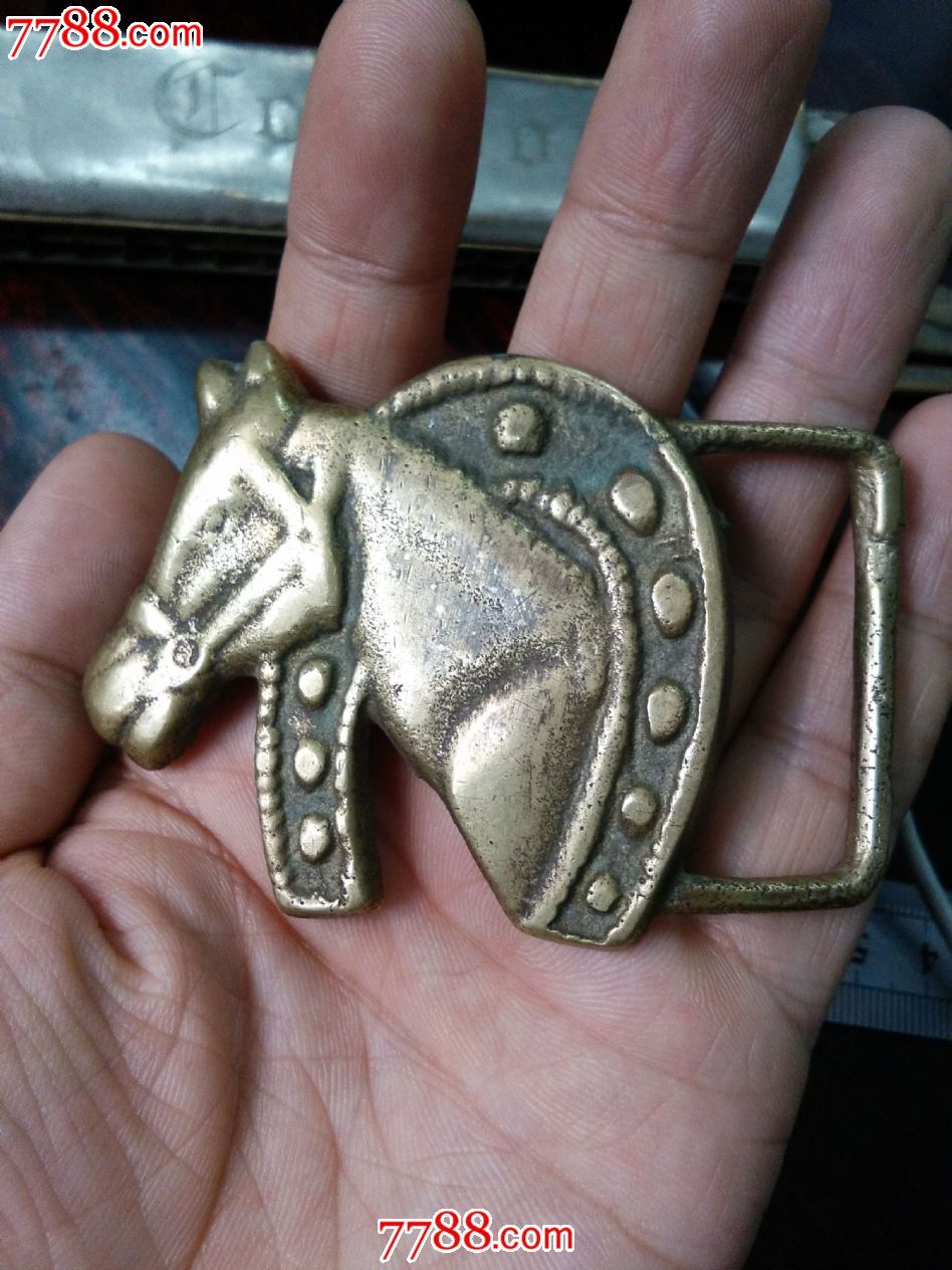 伪满洲国骑兵腰带扣