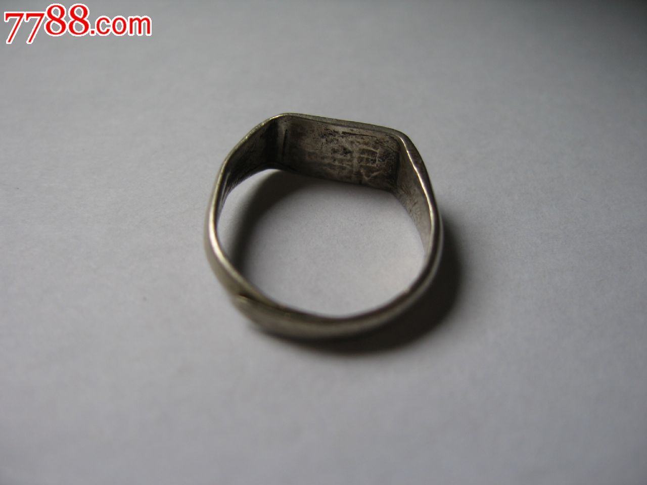 晚清民国老银戒指.已定