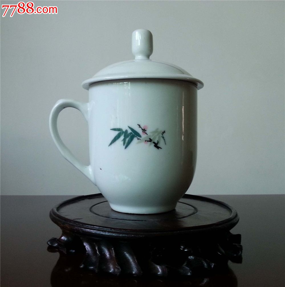 60年代醴陵手绘釉下彩茶杯三只-se30887884-彩绘瓷/彩瓷-零售-7788