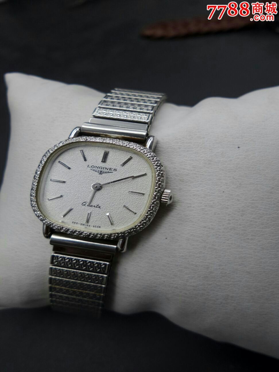 美品瑞士浪琴镀白金女式石英表-se31069303-手表/腕表-零售-7788收藏