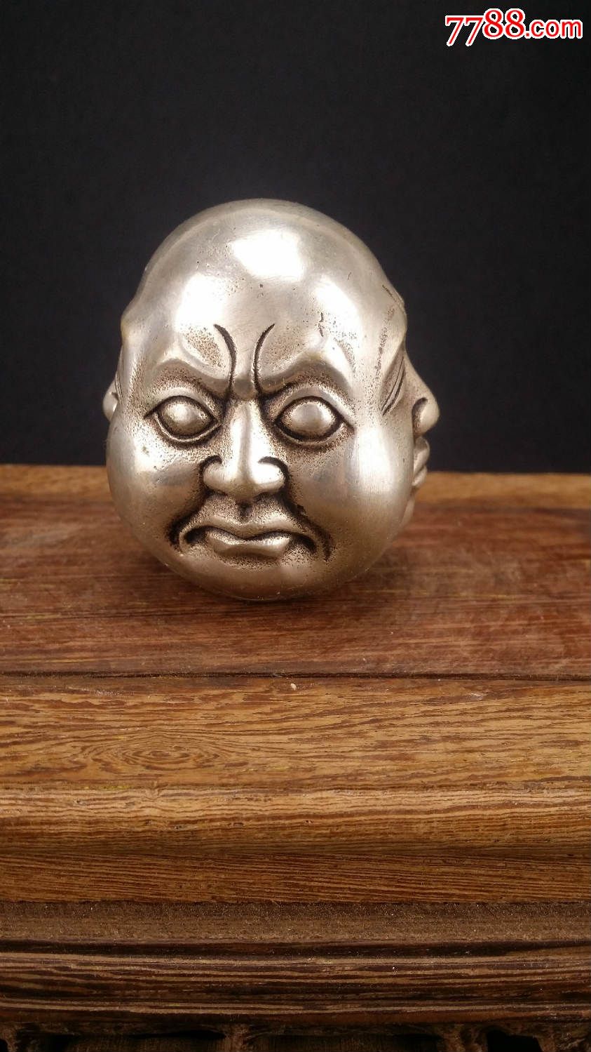 乡下收来的四面佛头佛像铜器