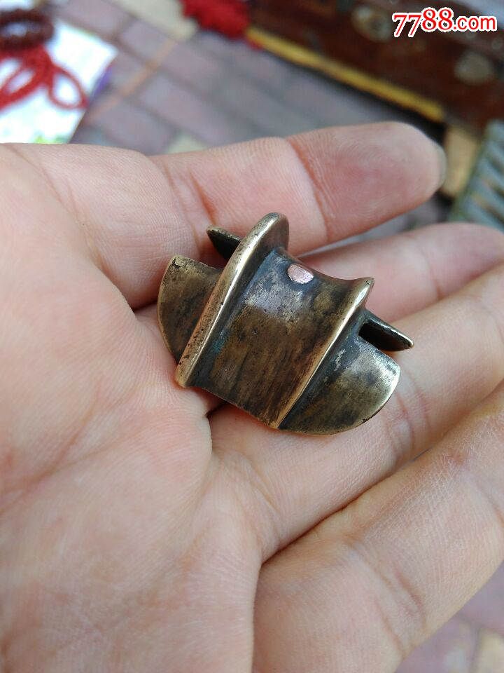 精致小铜马鞍挂件