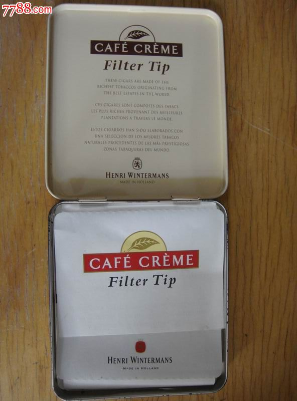 早年,荷兰【嘉辉cafecreme～铁盒,10装*3d标～小雪茄】品佳!