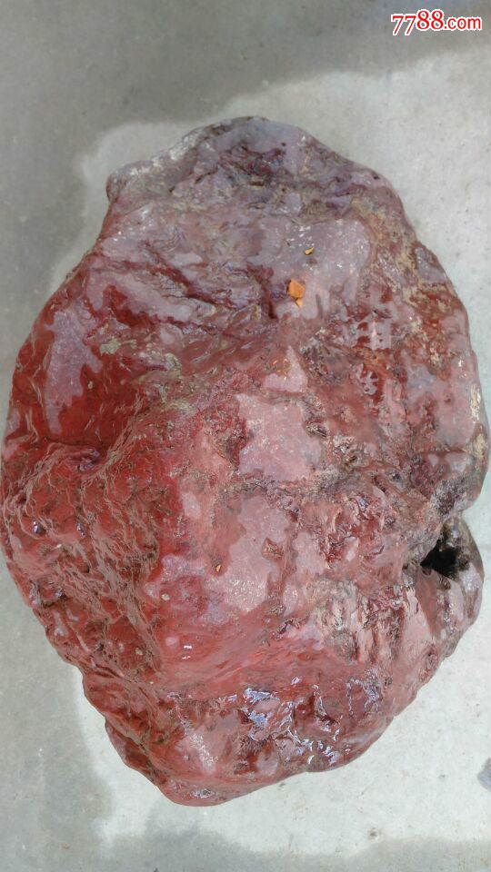 4斤重的天然血红石头一块