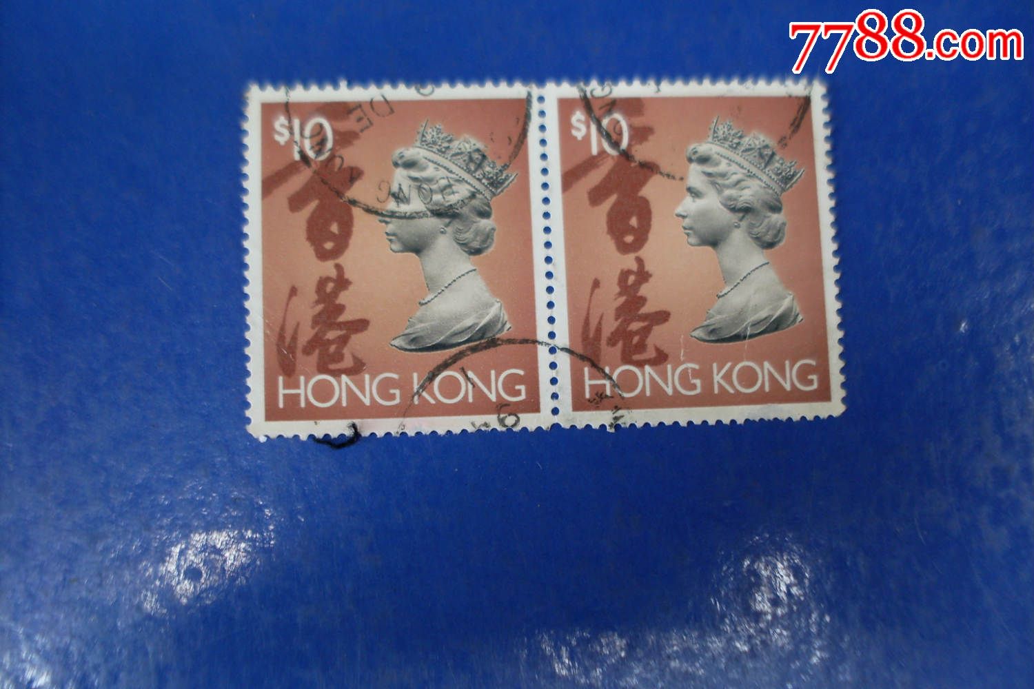香港女王双连-价格:17元-se31287234-港澳台邮票-零售-7788收藏__收藏