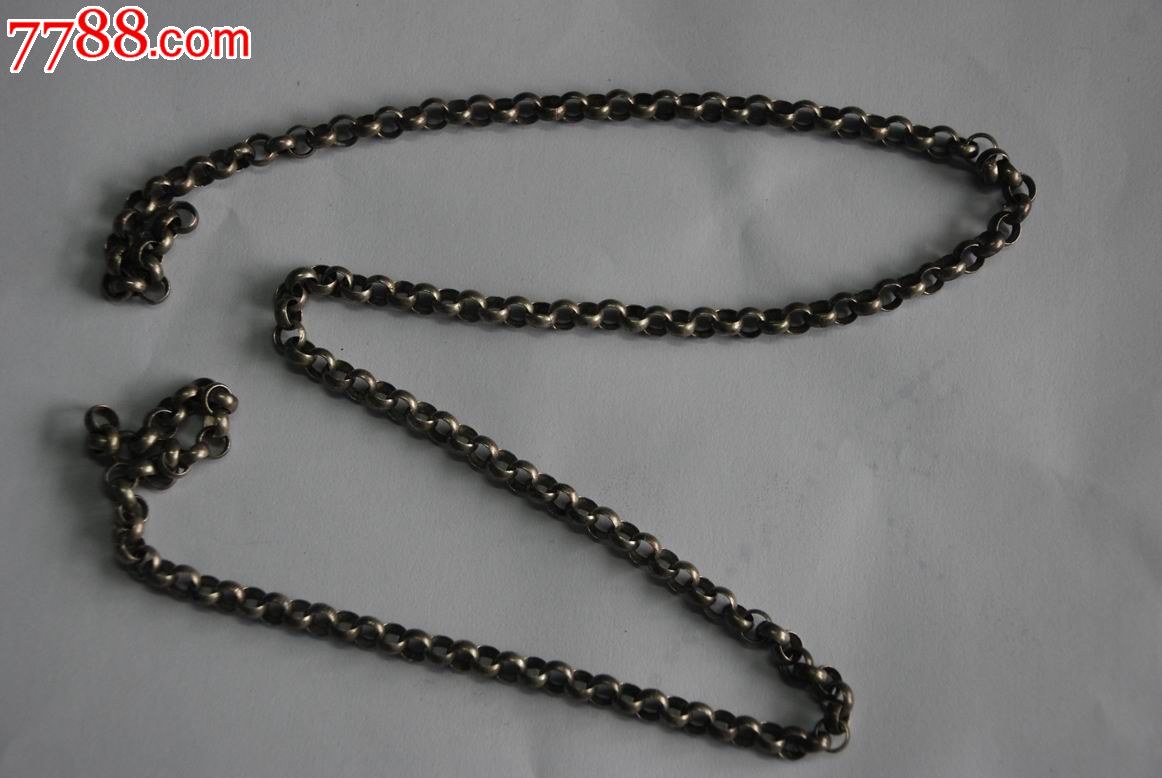 民国粗大的老银链子一条68厘米