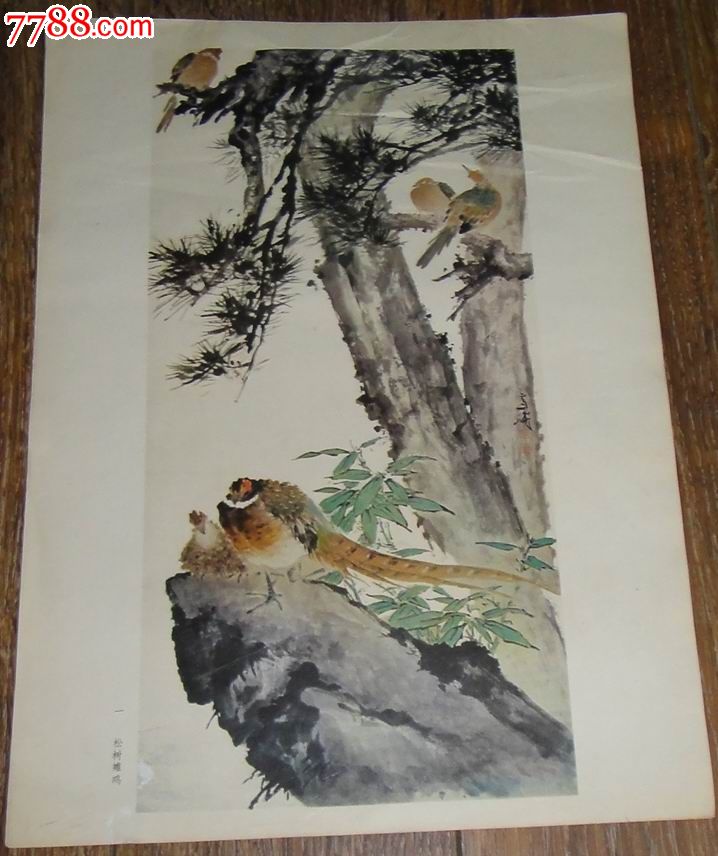 8开【王雪涛画辑】之1(松树雉鸡)