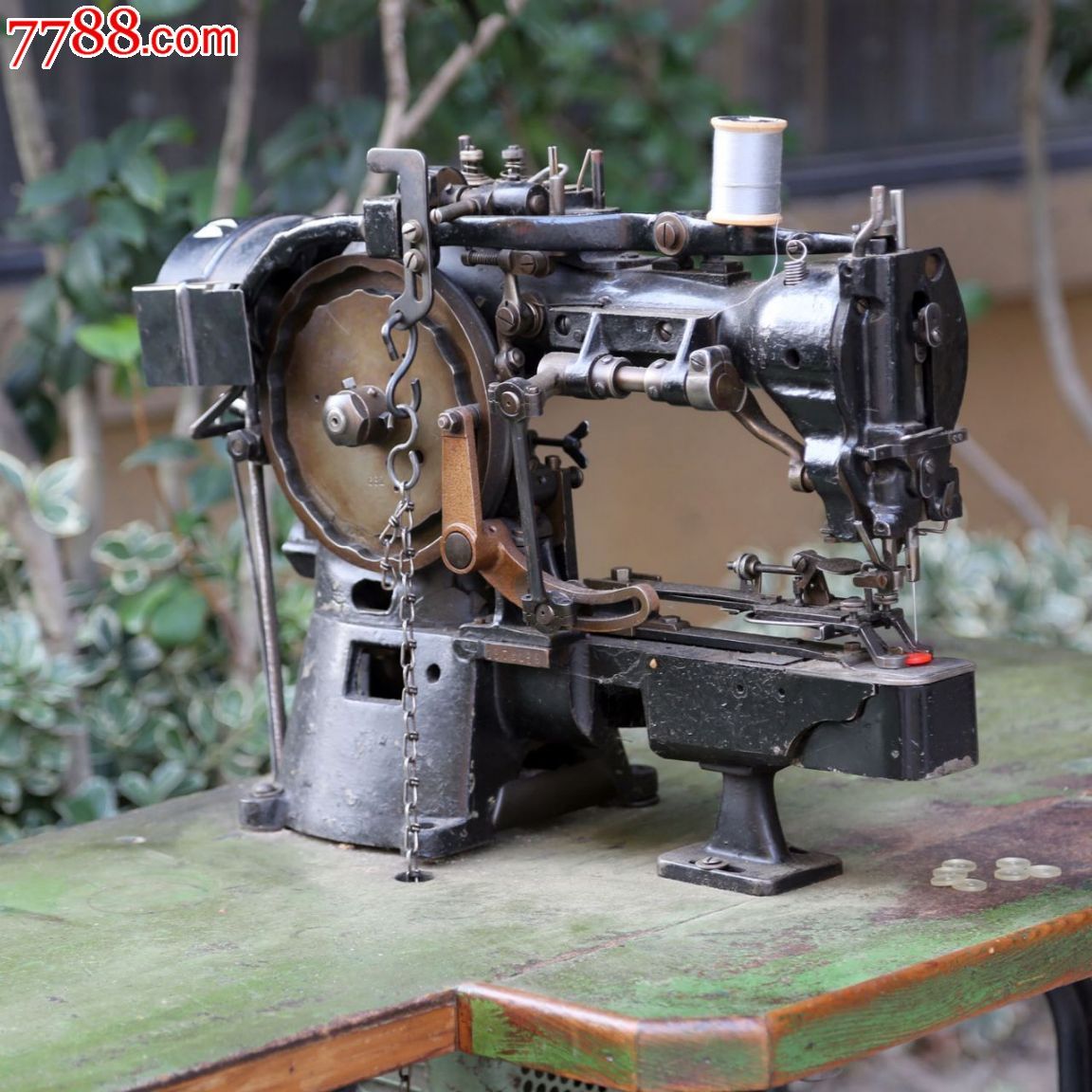 古董老物件19世纪德国杜克普/durkoppadler缝纫机/钉扣机馆藏