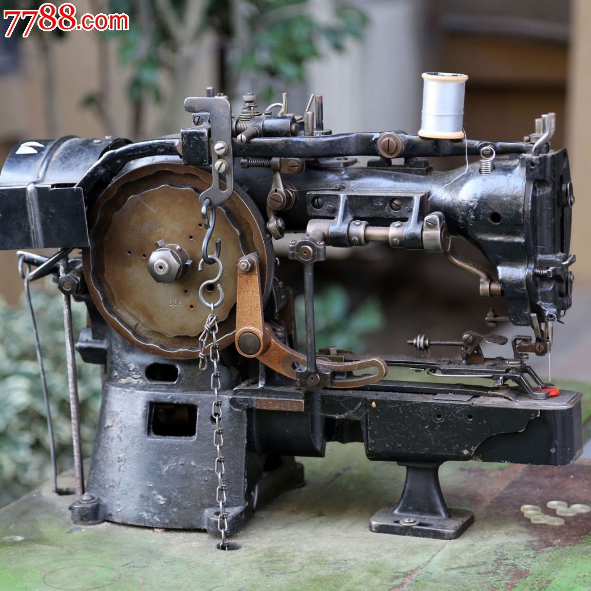 古董老物件19世纪德国杜克普/durkoppadler缝纫机/钉扣机馆藏