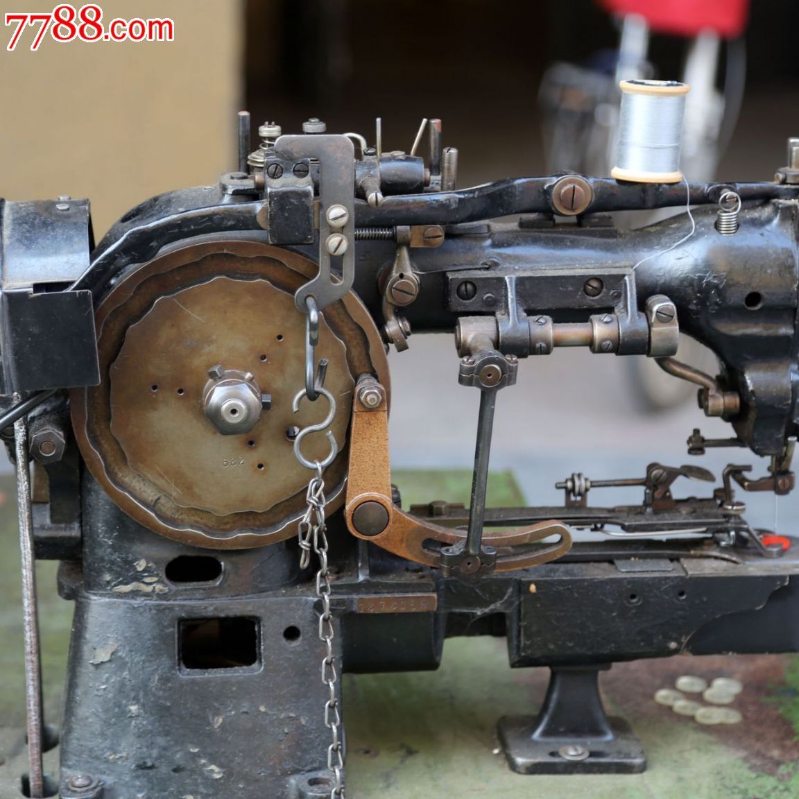 古董老物件19世纪德国杜克普/durkoppadler缝纫机/钉扣机馆藏