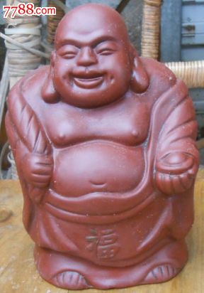 双洋酒厂·罗汉醉-福字酒瓶(憨态的布袋和尚)