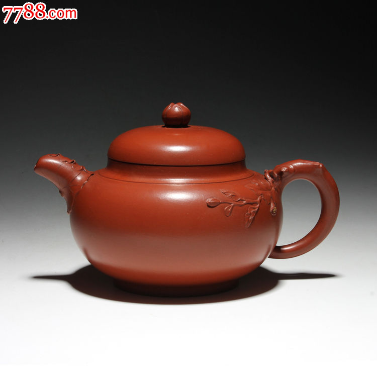 早期紫砂老茶壶张红华原矿朱泥台湾回流350cc