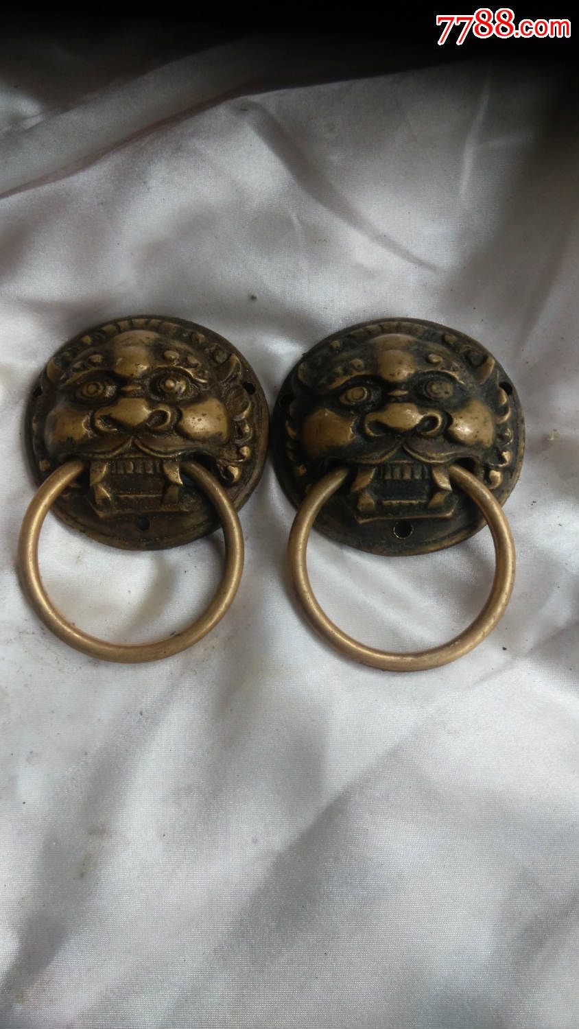 铜龙头门拉环1对