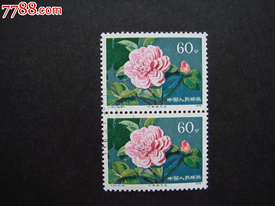 t37"云南山茶花(10-9)双连-新中国邮票-se31818895-零售-7788收藏