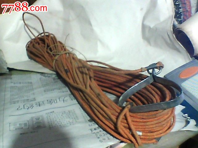 丈量土地厂房木材用的50米的老绳尺