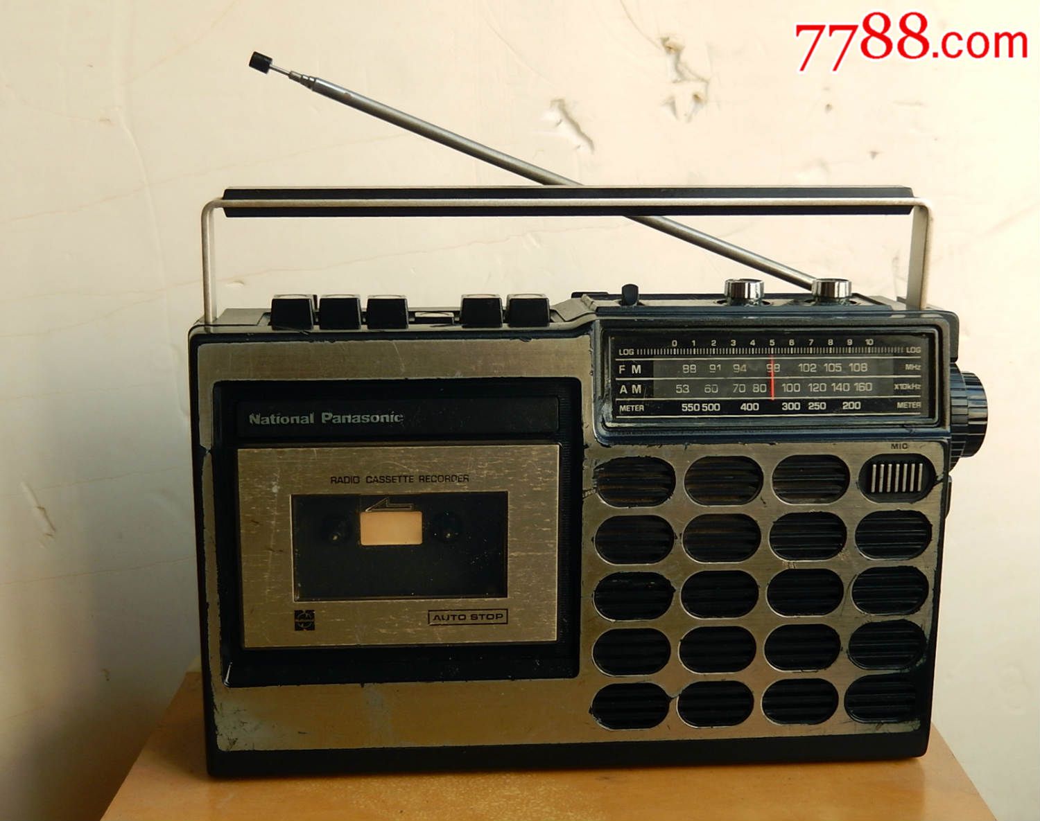 原装松下乐声牌老收录音机,非常沉甸