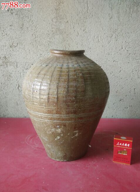 (东北小孙)老窑瓷器大罐子一只小口大肚小底