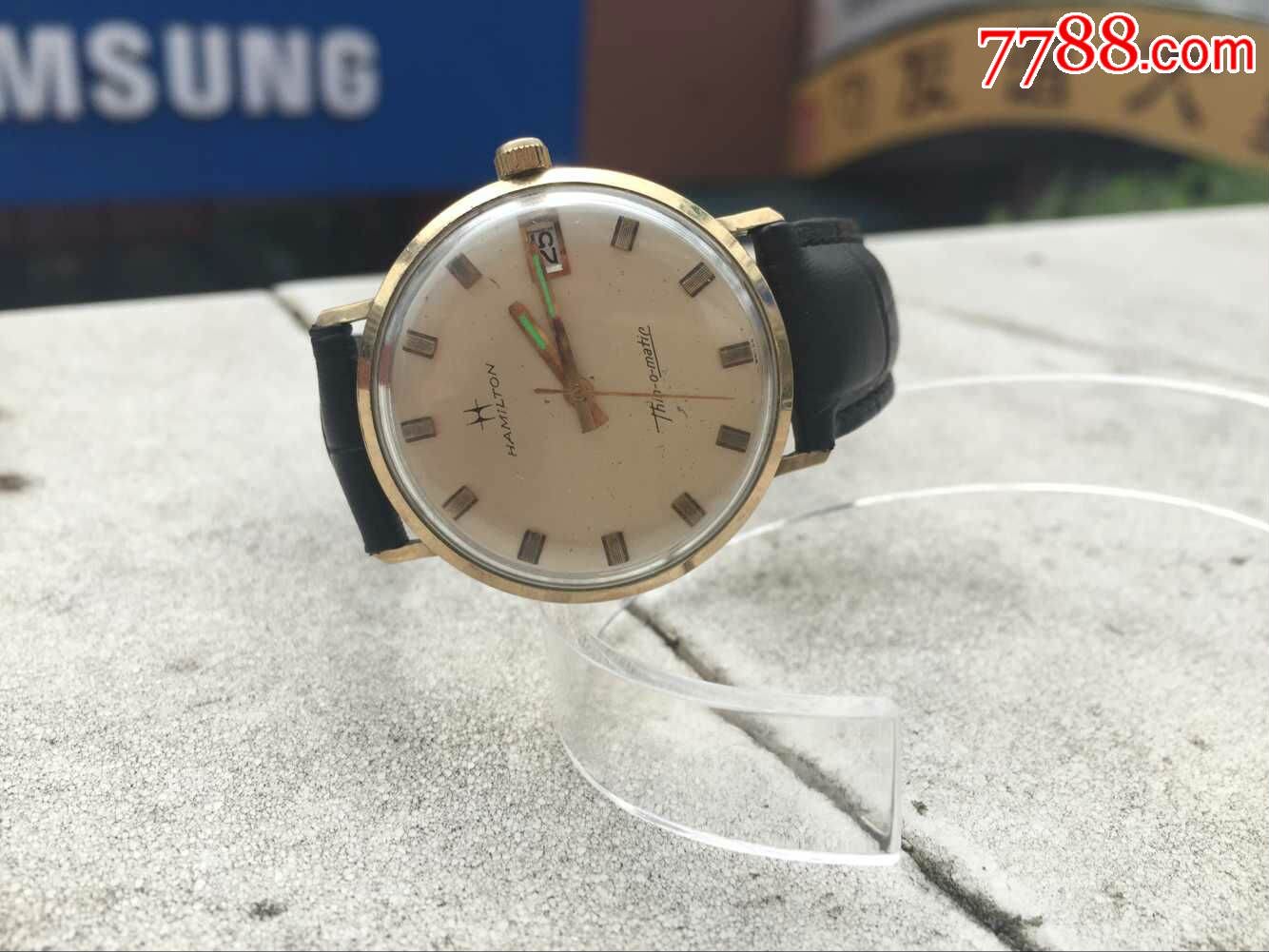 汉密尔顿珍珠陀自动男表*10k全包金*_手表/腕表_第1张_7788钟表收藏