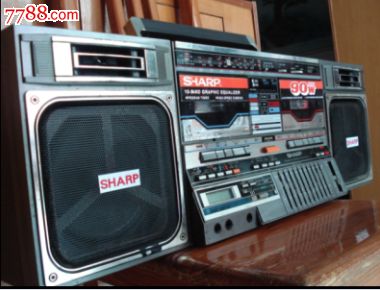 功能优良的日本sharp-gf888夏普888收录机,夏普录音机