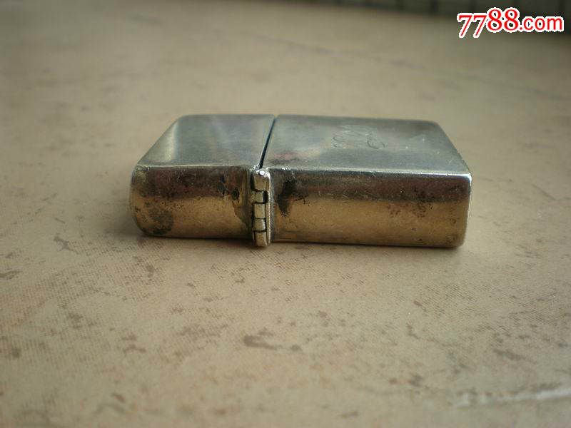 民国sterling银标手刻雕龙zippo打火机