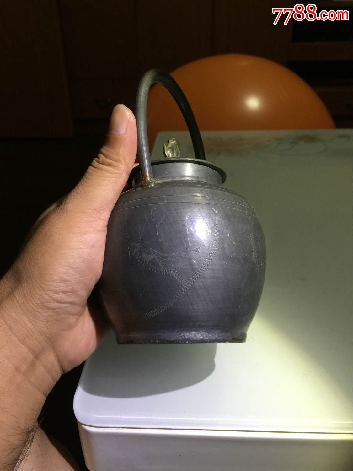 民国新娘陪嫁喜庆锡壶