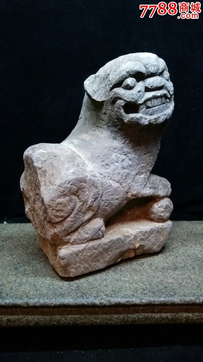 清代案头石狮子