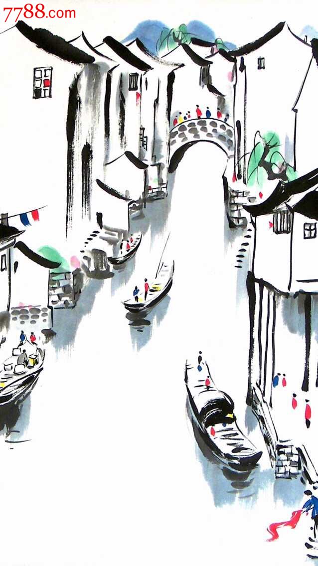 新锐国画家谢卫华作品