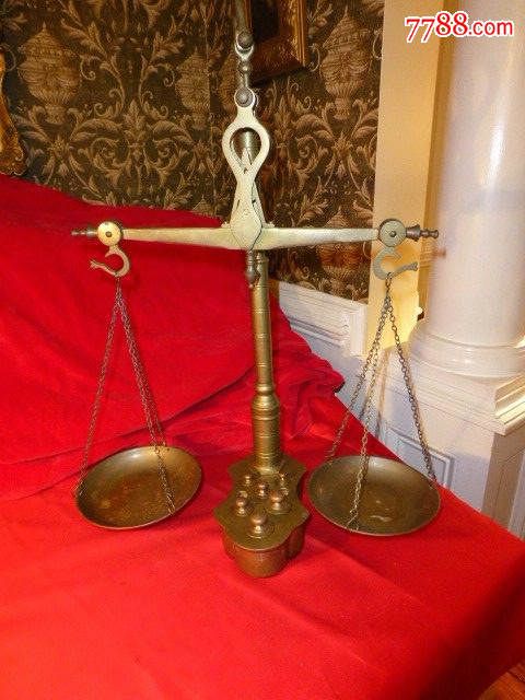 意大利科学古董天平秤