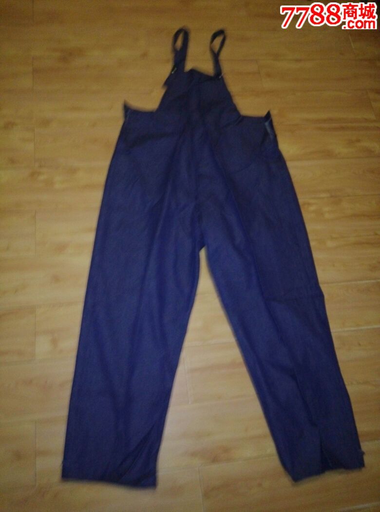 怀旧七十年代背带裤工作服(大号)