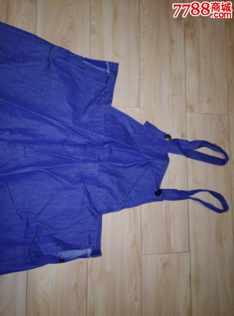 怀旧七十年代背带裤工作服(大号)