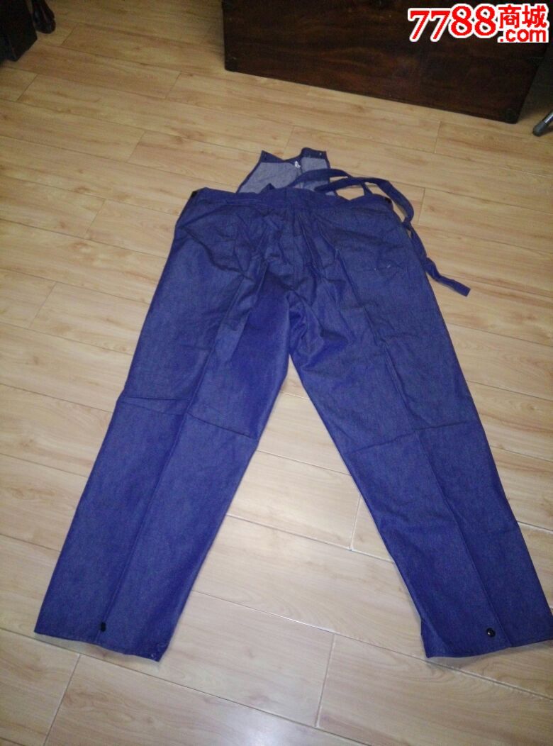 怀旧七十年代背带裤工作服(大号)