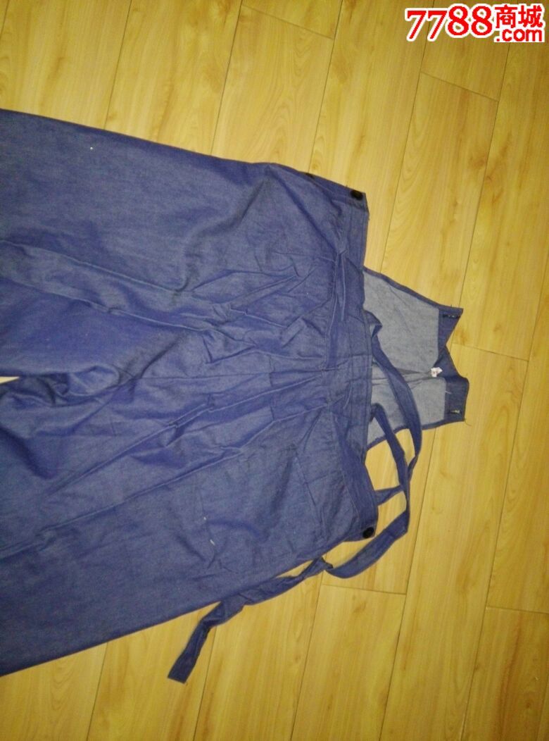 怀旧七十年代背带裤工作服(大号)