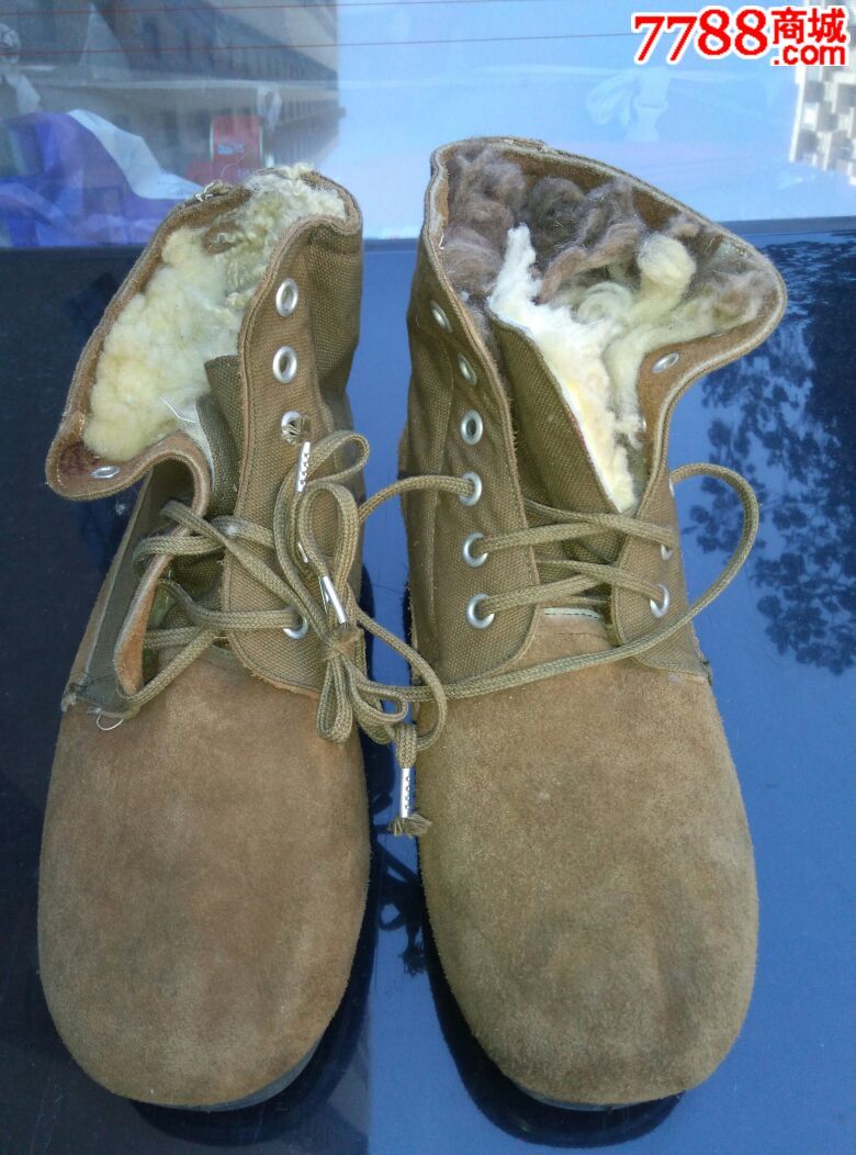 3515厂出品65式菱形底冬季大头鞋4号