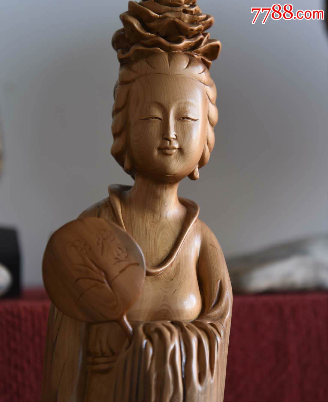 崖柏,侍女,崖柏雕刻侍女,人物,雕刻,摆件,艺术品,太行崖柏