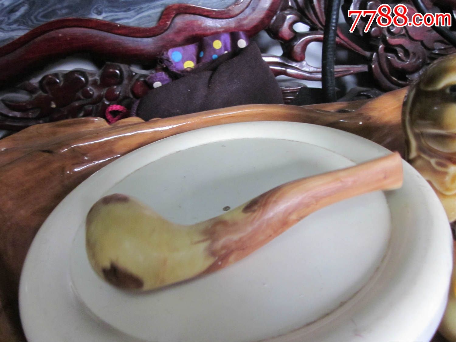 烟袋嘴摆件【能用】【扁担胡子】