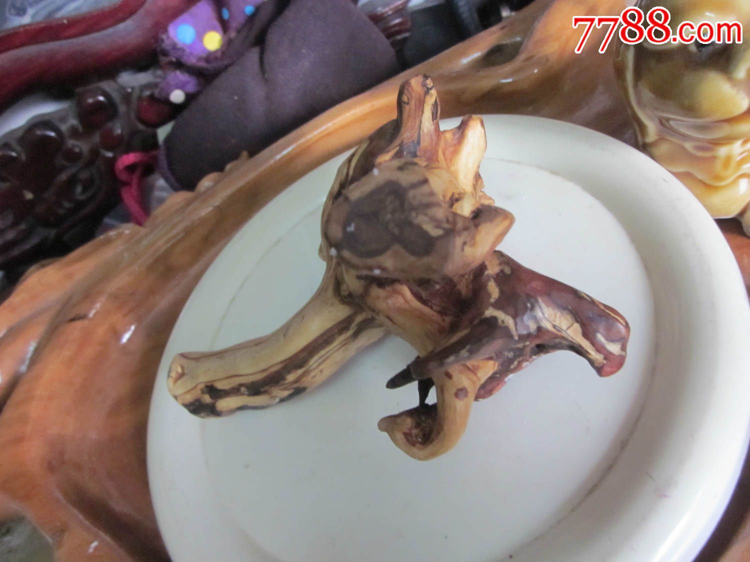 烟袋嘴摆件能用扁担胡子