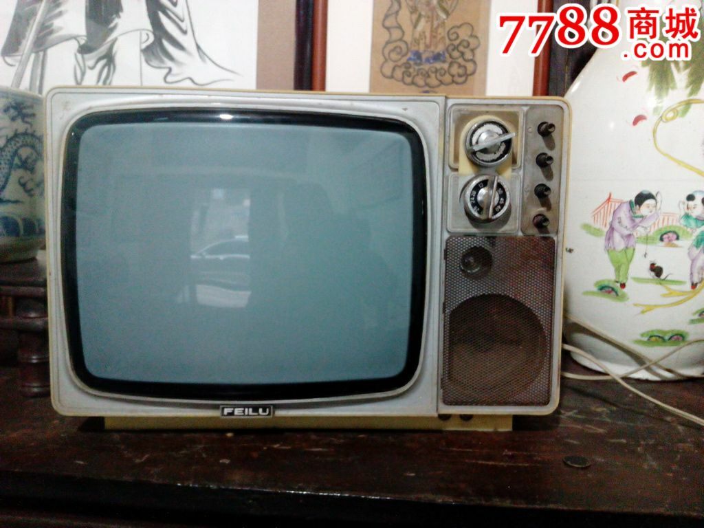 怀旧能看吉林飞鹿牌14英寸黑白电视机