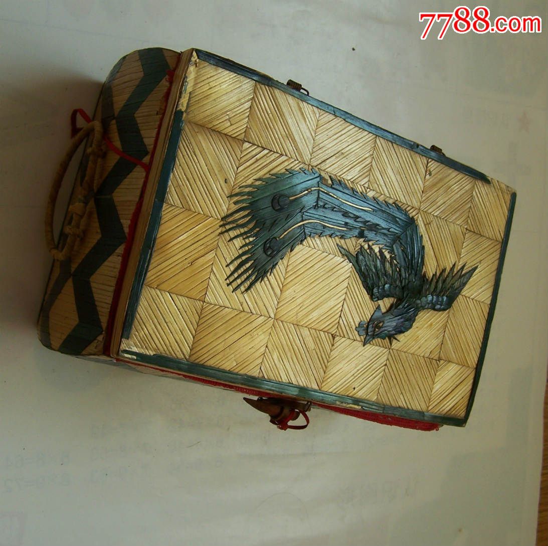 少见(精美凤凰)主要是竹编的,盒子,点图可放大
