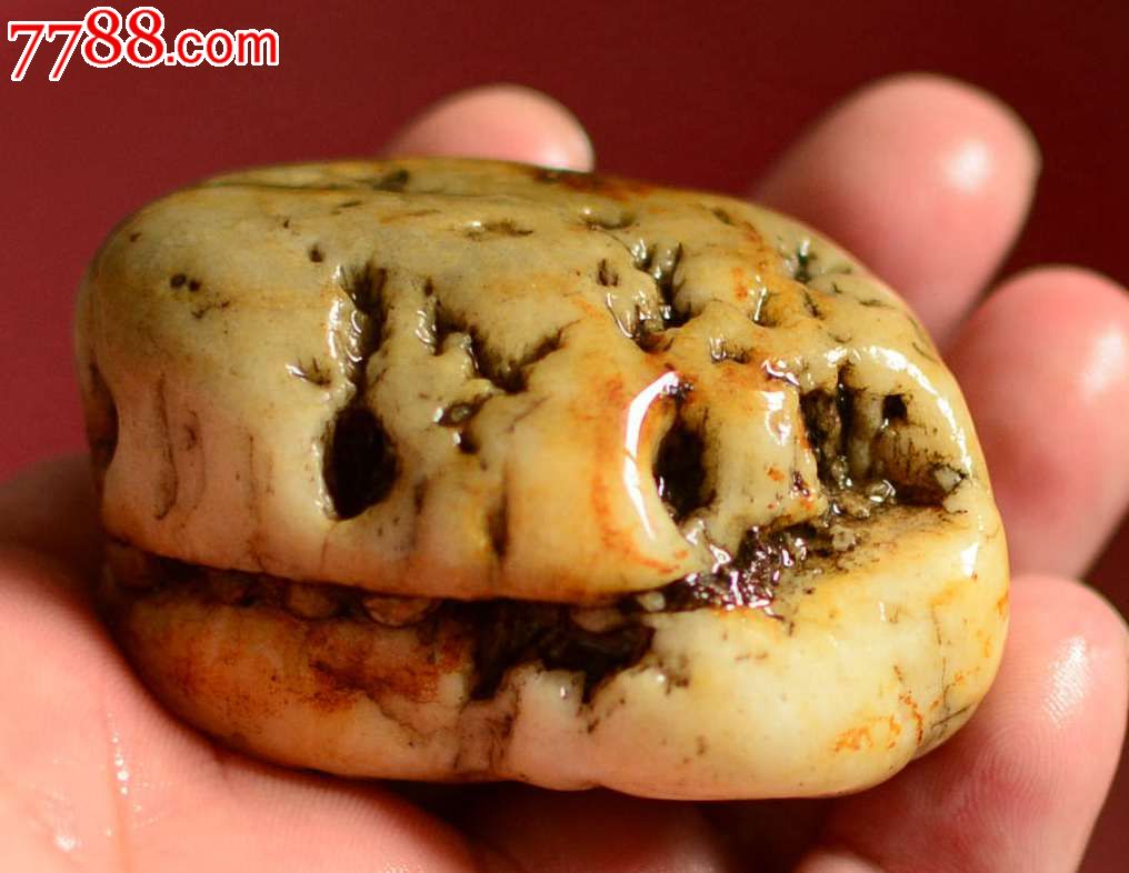 画面石水冲石手玩石观赏石